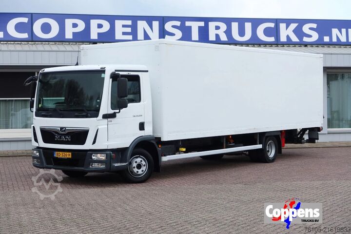 Koffer MAN TGL 12.220 Bak + Palfinger klep 1500 KG
