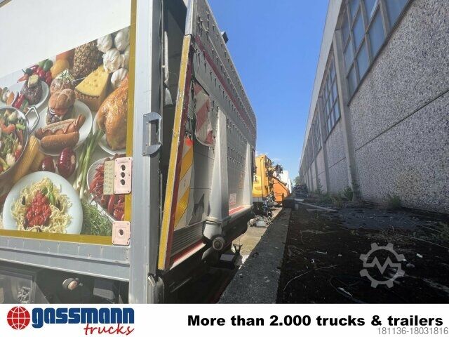 LKW mit Kofferaufbau Scania G420 6x2, Liftachse, Hiab LBW, Motor defekt!