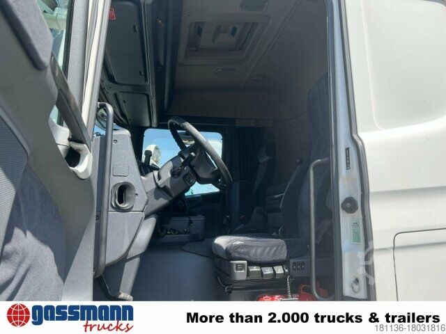 LKW mit Kofferaufbau Scania G420 6x2, Liftachse, Hiab LBW, Motor defekt!