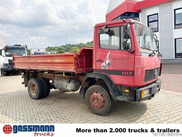 Kipper LKW Mercedes-Benz LK 1117 K 4x2, 6-Zylinder Motor, 2x AHK