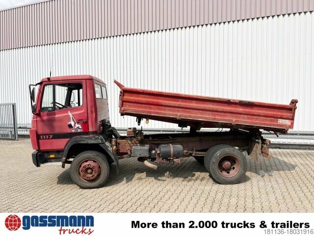 Kipper LKW Mercedes-Benz LK 1117 K 4x2, 6-Zylinder Motor, 2x AHK