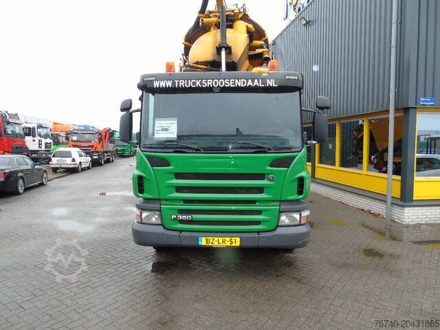 Saugfahrzeug Scania P 360 + COMBI VACUUM WIEDEMANN + 6X4