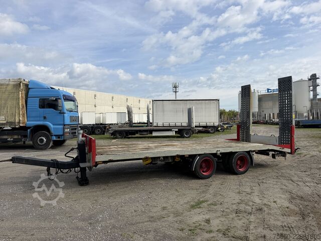 Low loader trailer  TTH 14  14 t Tandemtieflader