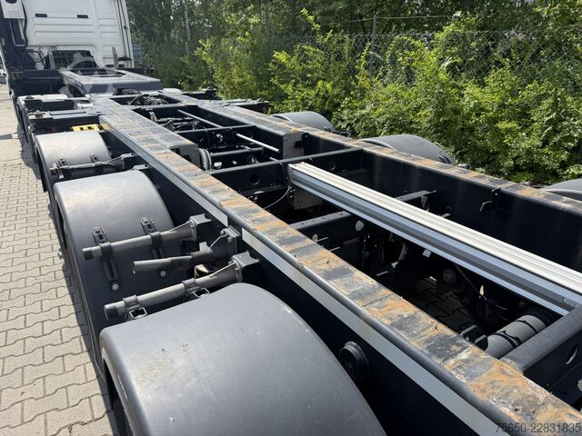 Reefer semitrailer web trailer LPRS 24  3 Achs Container- Chassis incl. Generator TranscoolWenig Benutzt