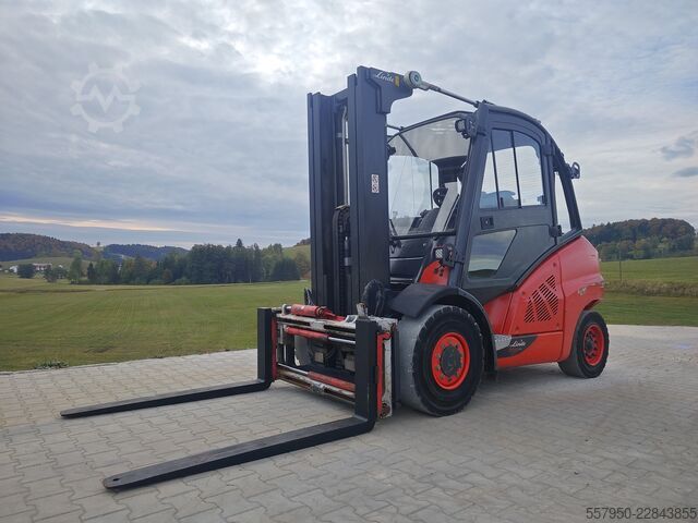 Gabelstapler Linde H 25/600 Diesel Triplex Zinkenversteller