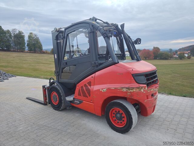 Gabelstapler Linde H 25/600 Diesel Triplex Zinkenversteller