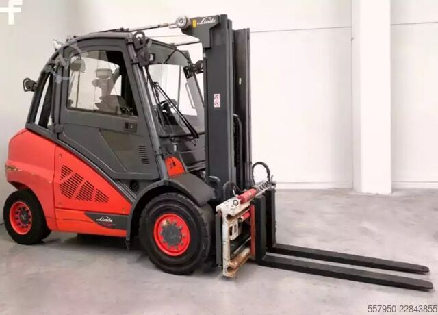 Gabelstapler Linde H 25/600 Diesel Triplex Zinkenversteller