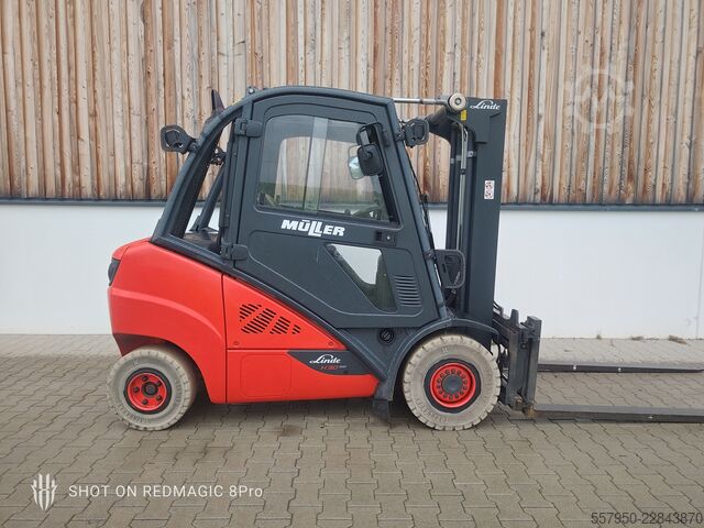 Gabelstapler Linde H30 Diesel Triplex Zinkenverstellgerät