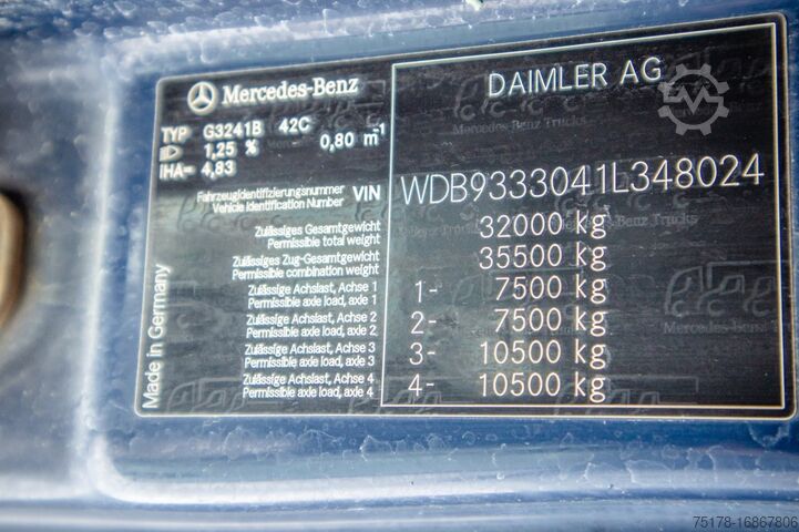 Mixer MERCEDES ACTROS 3241 BB-MP2+E5+STETTER