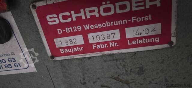 Guillotine shear Schröder 