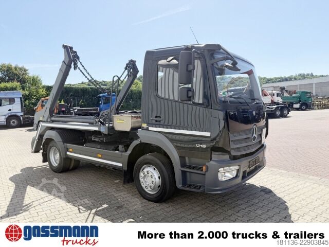 Transporter mit Kipper Mercedes-Benz Atego 1218/22 K 4x2, Meiller Tele-Absetzer, Funk