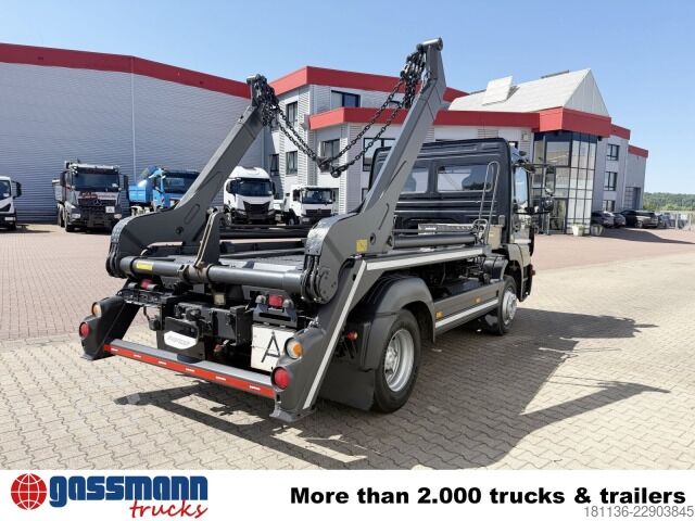 Transporter mit Kipper Mercedes-Benz Atego 1218/22 K 4x2, Meiller Tele-Absetzer, Funk