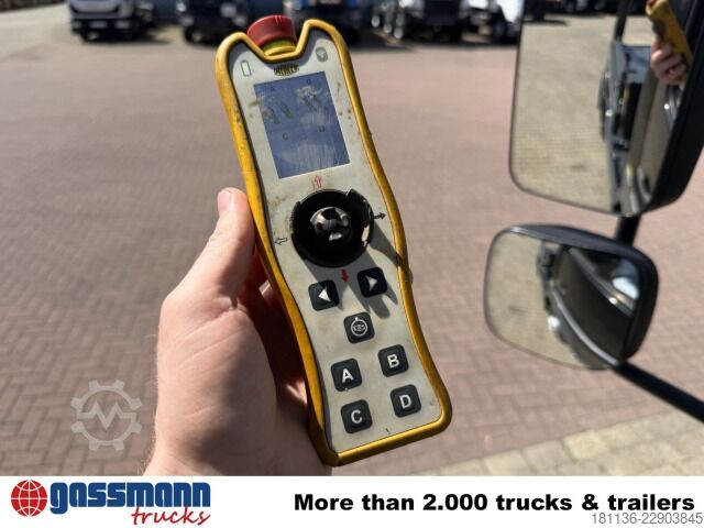 Transporter mit Kipper Mercedes-Benz Atego 1218/22 K 4x2, Meiller Tele-Absetzer, Funk