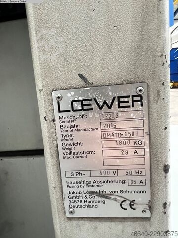 Entgratmaschine LOEWER DM 4TD-1500