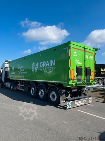 Tipper semitrailer WIELTON Alu-Kastenmulde 51m³ BULK Master GREEN Edition