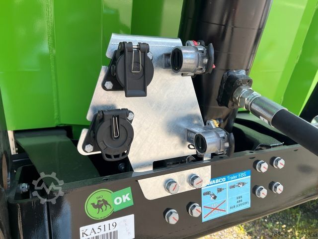 Tipper semitrailer WIELTON Alu-Kastenmulde 51m³  BULK Master GREEN Edition