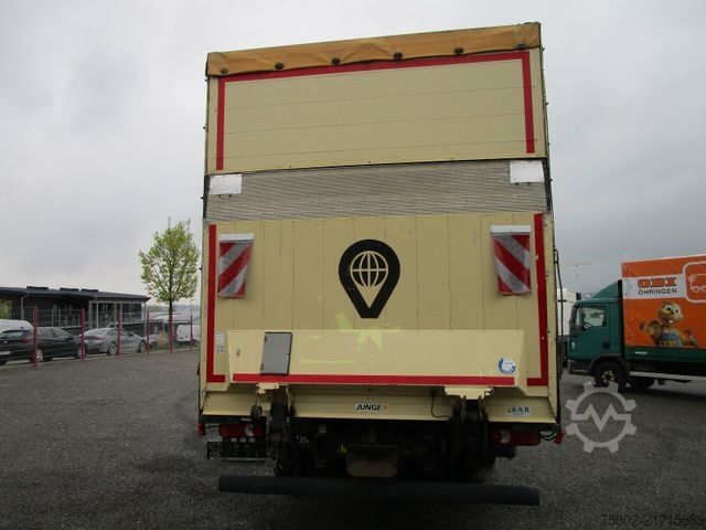 Flatbed truck with tarp VOLVO FL 12.290 L 4x2 *Schaltung+LBW+AHK+7,20m*Mod.14