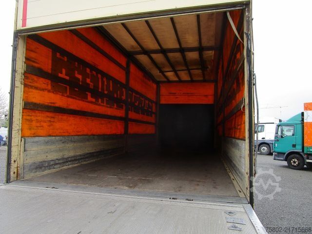 Flatbed truck with tarp VOLVO FL 12.290 L 4x2 *Schaltung+LBW+AHK+7,20m*Mod.14