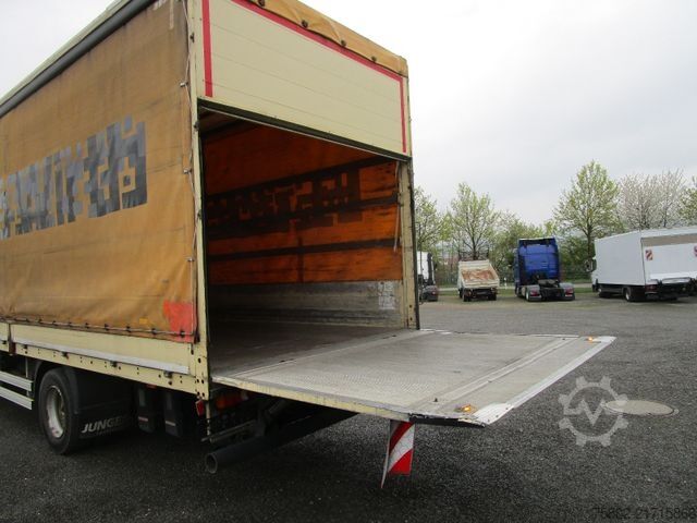 Flatbed truck with tarp VOLVO FL 12.290 L 4x2 *Schaltung+LBW+AHK+7,20m*Mod.14
