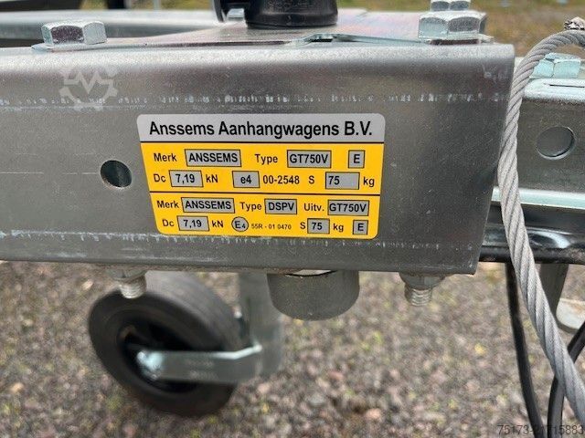 Trailer with working platform ANSSEMS GT 750.251×126 Plattform 100 km/h