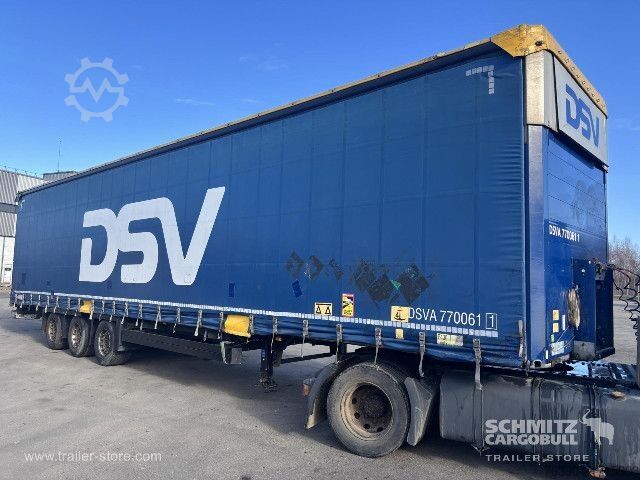 Auflieger mit Pritsche & Plane Schmitz Cargobull Semitrailer Curtainsider Mega