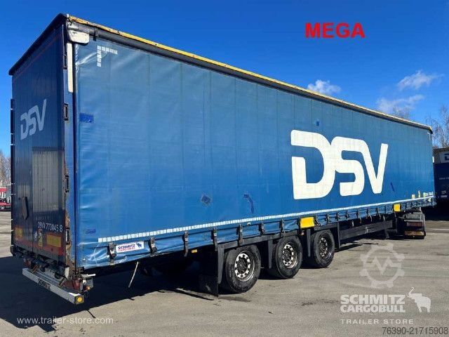 Auflieger mit Pritsche & Plane Schmitz Cargobull Semitrailer Curtainsider Mega