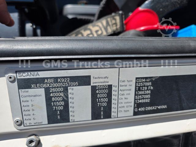 Truck mounted crane SCANIA G 400 / 27m Kran Palfinger PK 27002 + Flyjib