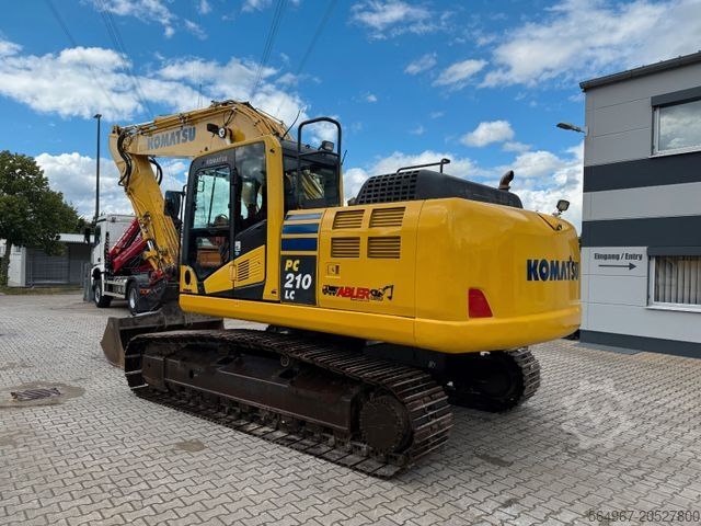 Kettenbagger KOMATSU PC210 LC-10 MS 21 SW hydr. Grabenlöffel Klima