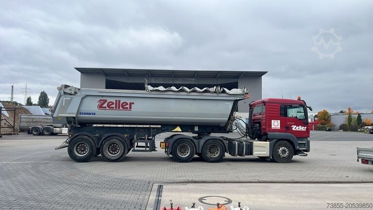 Tipper Truck MAN TGS 33.500 with Schmitz Cargobull SGF S2 (NEW ENGINE)