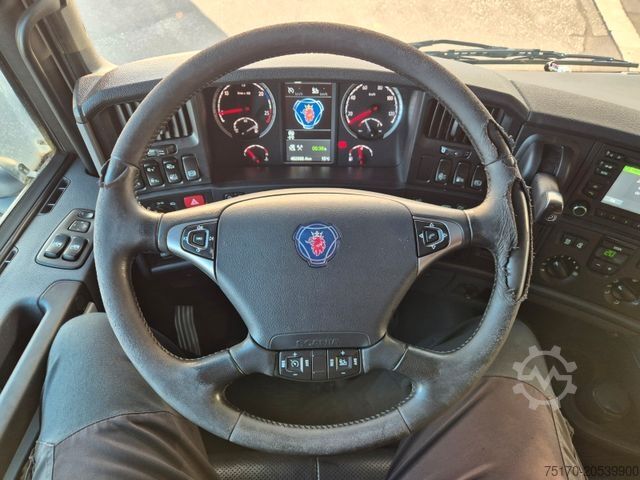 Three-sided tipper truck SCANIA G490 LB6x2*4HNB Palfinger PK 18002-EH D Funk AHK