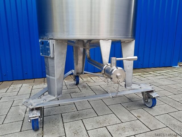 Edelstahlbehälter mit Ankerrührwerk