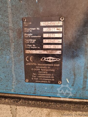 Band saw JAESPA Concept 260 GTH