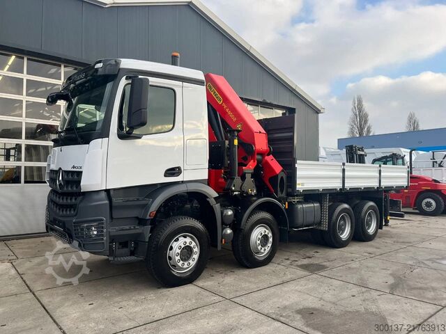 Crane truck Mercedes-Benz Arocs 4140 K 8x4 Crane Truck