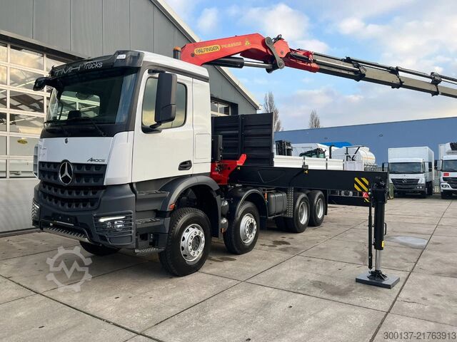 Crane truck Mercedes-Benz Arocs 4140 K 8x4 Crane Truck