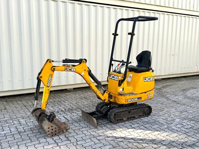 Mini excavator JCB 8008 CTS / 2021 BJ / 733 H / 2 x Löffel