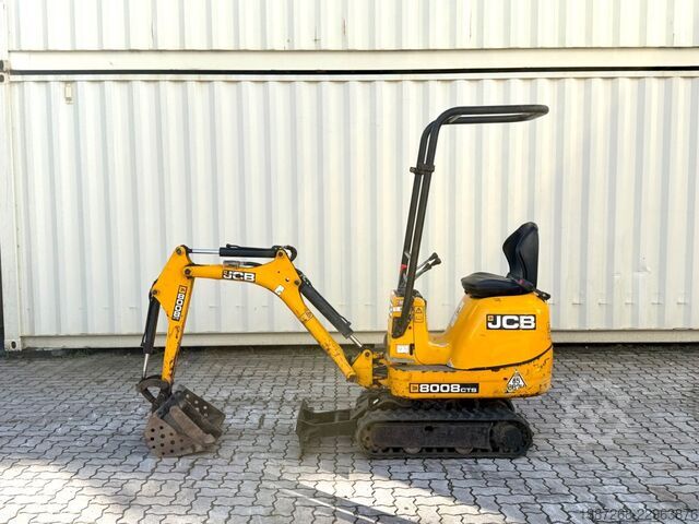 Mini excavator JCB 8008 CTS / 2021 BJ / 733 H / 2 x Löffel
