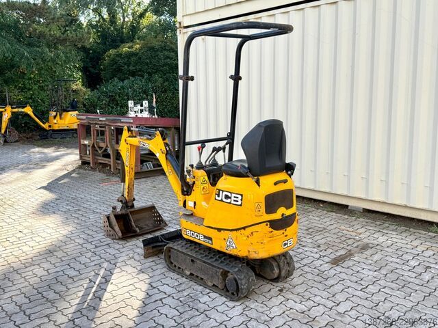Mini excavator JCB 8008 CTS / 2021 BJ / 733 H / 2 x Löffel