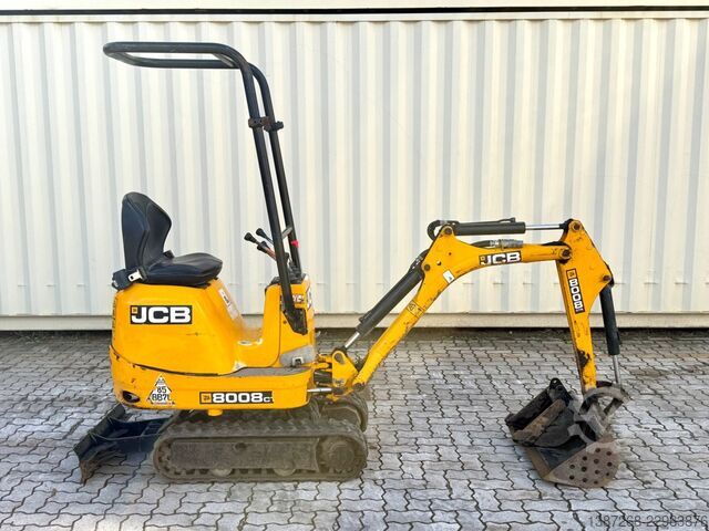 Mini excavator JCB 8008 CTS / 2021 BJ / 733 H / 2 x Löffel