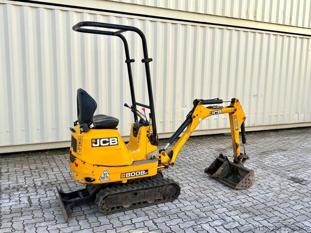 Mini excavator JCB 8008 CTS / 2021 BJ / 733 H / 2 x Löffel