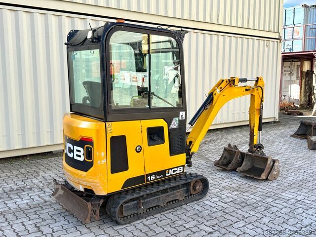 Mini excavator JCB 16C-1 / 799 H / 3 x Löffel / 2022 BJ