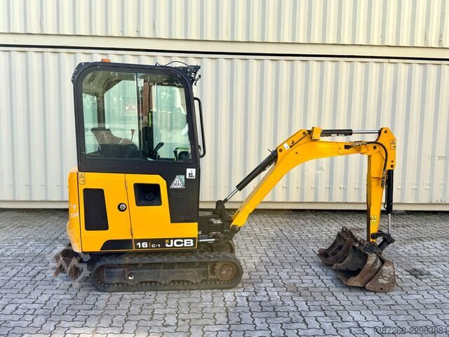 Mini excavator JCB 16C-1 / 799 H / 3 x Löffel / 2022 BJ