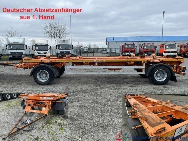 ▷ Used Support trailer Other HKM A 18 ZL 5.0 2 x Absetzcontainer 10 m³  möglich for sale 