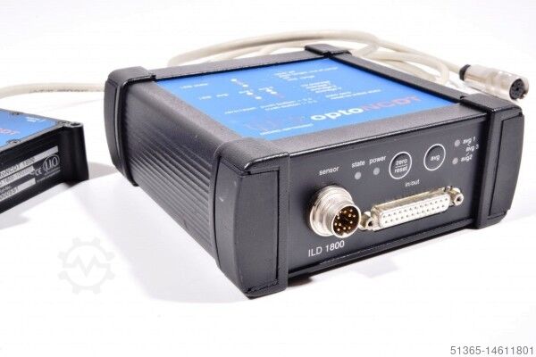 Laser optical CCD displacement sensor RS485 Micro Epsilon ILD1800-100