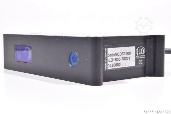 Laser optical CCD displacement sensor RS232 Micro Epsilon ILD1800-750VT