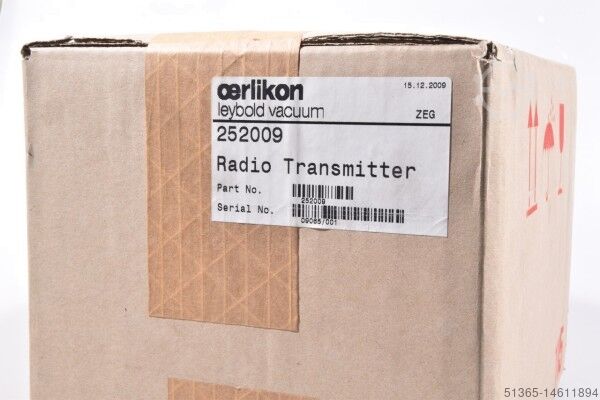 Radio transmitter RT100 /ST1 + RT 100 /ST2 Oerlikon Leybold Vacuum 252009