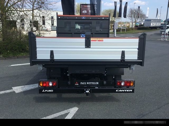 Tipper van FUSO Canter 3C15 Dreiseitenkipper AHK 3,5t/Klima/grau
