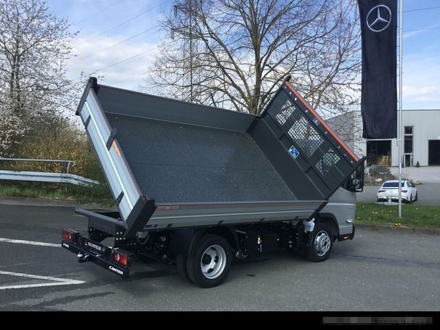 Tipper van FUSO Canter 3C15 Dreiseitenkipper AHK 3,5t/Klima/grau