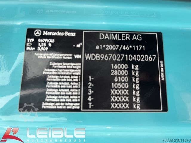 Skip truck MERCEDES-BENZ Atego 1630L*Gergen Teleskop*Kamera*Fernbedienung
