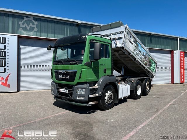 Three-sided tipper truck MAN TGS 26.440 6x4H-2*Hydrodrive*Kempf*Pritarder*