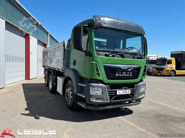 Three-sided tipper truck MAN TGS 26.440 6x4H-2*Hydrodrive*Kempf*Pritarder*